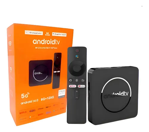 Tv Box 8k Androidtv / Magistv / Streaming / Punto Outlet Negro De Voz Agregar a favoritos
