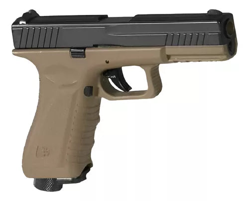 PISTOLA TRAUMATICA RAM33 TAN METAL BLOWBACK