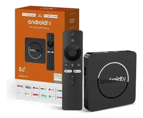 Tv Box 8k Androidtv / Magistv / Streaming / Punto Outlet Negro De Voz Agregar a favoritos